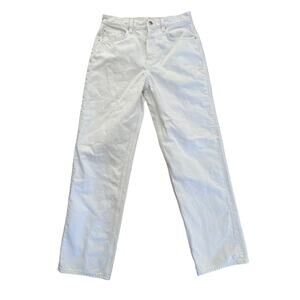 GRLFRND - Straight Leg Jeans in White